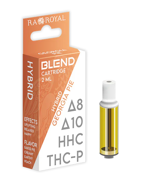 RA Royal CBD | Delta 8 + THC-P + Delta 10 + HHC Blend Vape Cartridge - 2mL