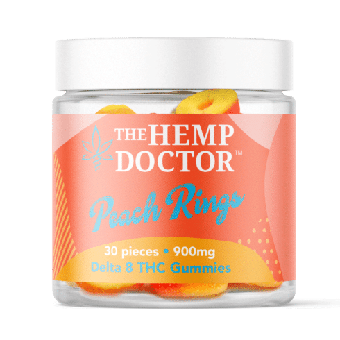 The Hemp Doctor Delta 8 Peach Rings