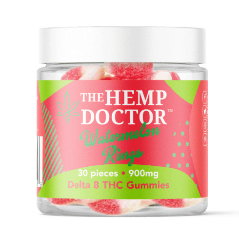 The Hemp Doctor Delta 8 Watermelon Rings