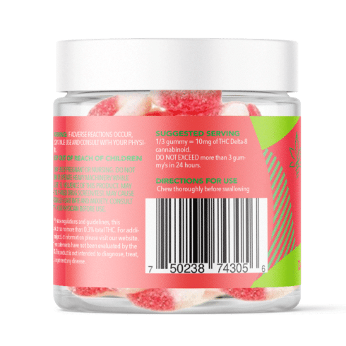 The Hemp Doctor Delta 8 Watermelon Rings