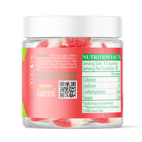 The Hemp Doctor Delta 8 Watermelon Rings