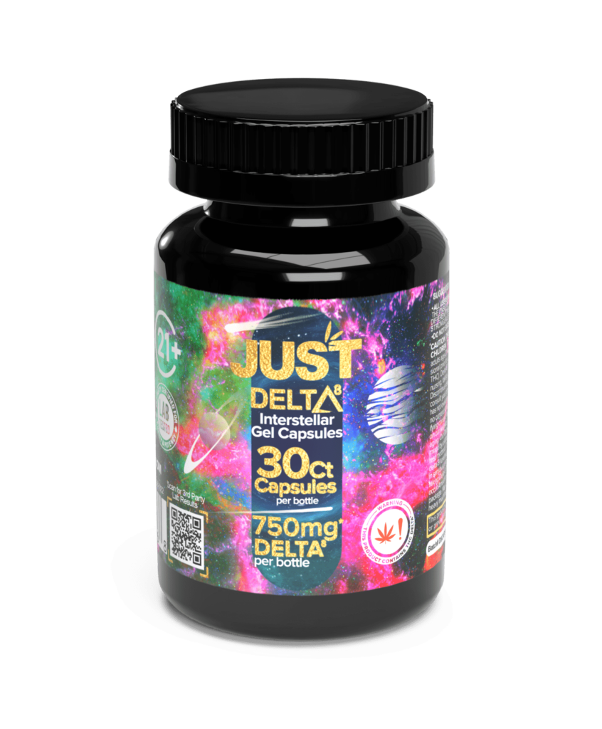 Just Delta - 750mg Delta 8 Gel Capsules – 30ct