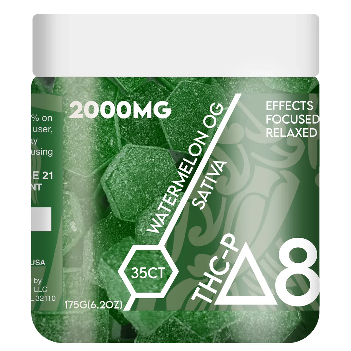 RA Royal CBD | Delta 8 + THC-P Gummies - 2000mg