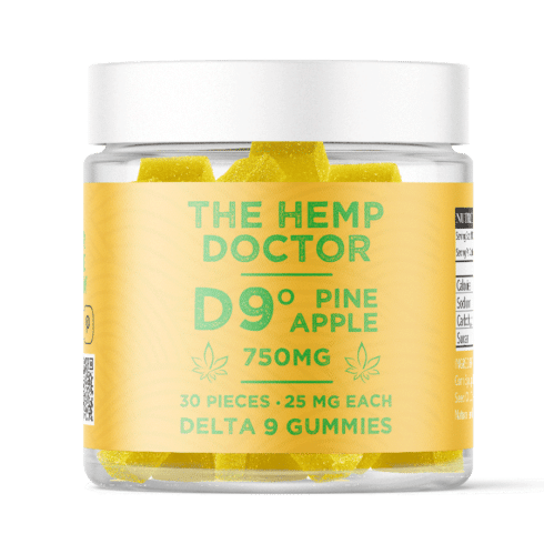 The Hemp Doctor D9 THC Gummies – 25mg