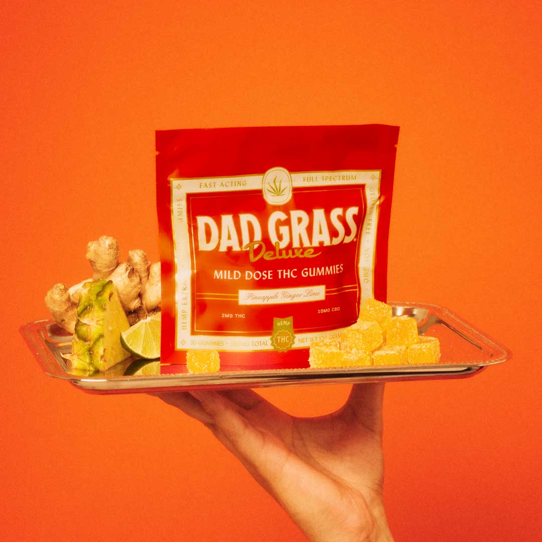 Dad Grass Deluxe THC Gummies Duo: Mild Buzz & Sweet Dreams