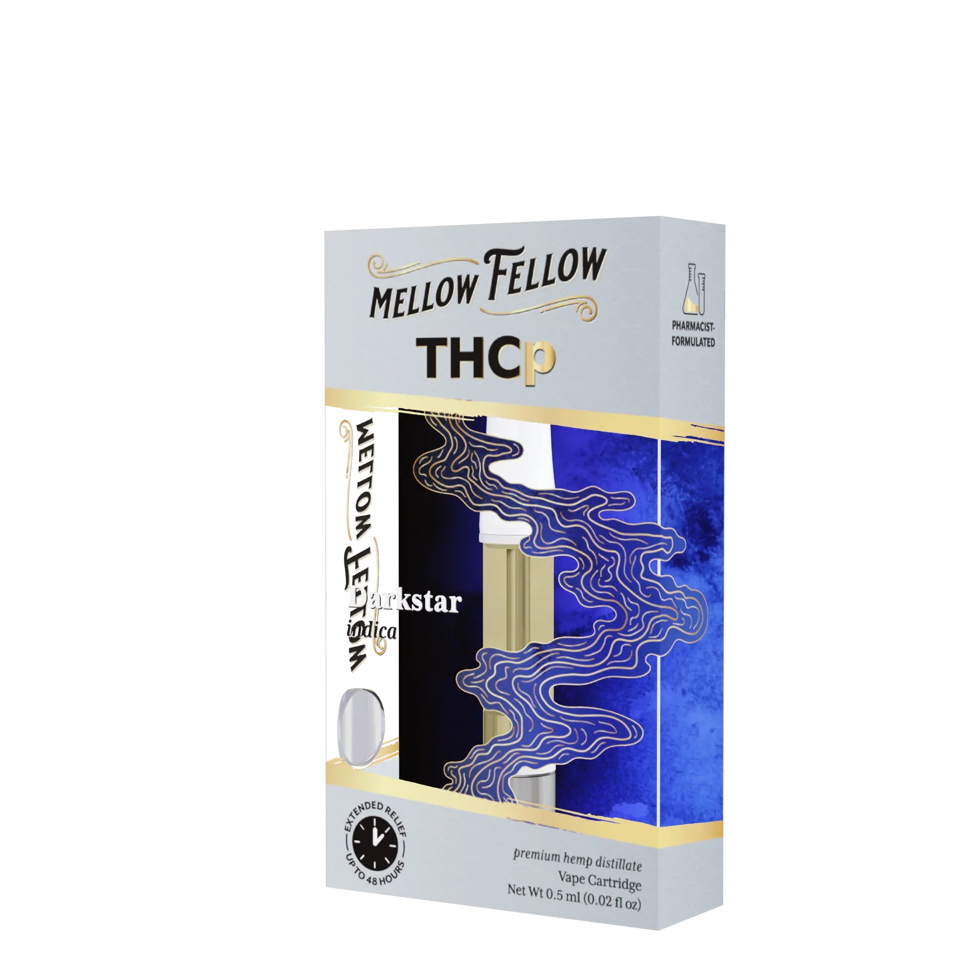 Mellow Fellow THCp 0.5ml Vape Cartridge - Darkstar (indica) Best Price