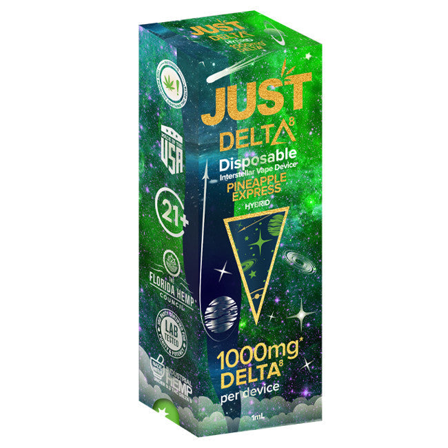 Just Delta - Delta 8 Disposable Cartridge 1000mg Pineapple Express