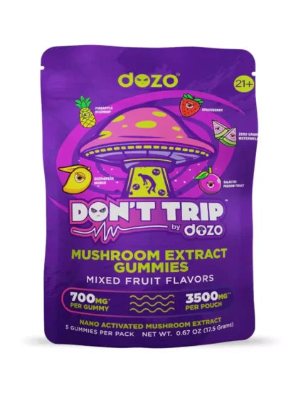 Dozo Don’t Trip Mixed Fruit Flavors Mushroom Gummies 3500MG