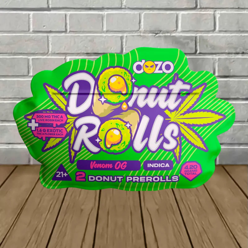 Dozo Donut Rolls THCa Pre-Rolls 2pk