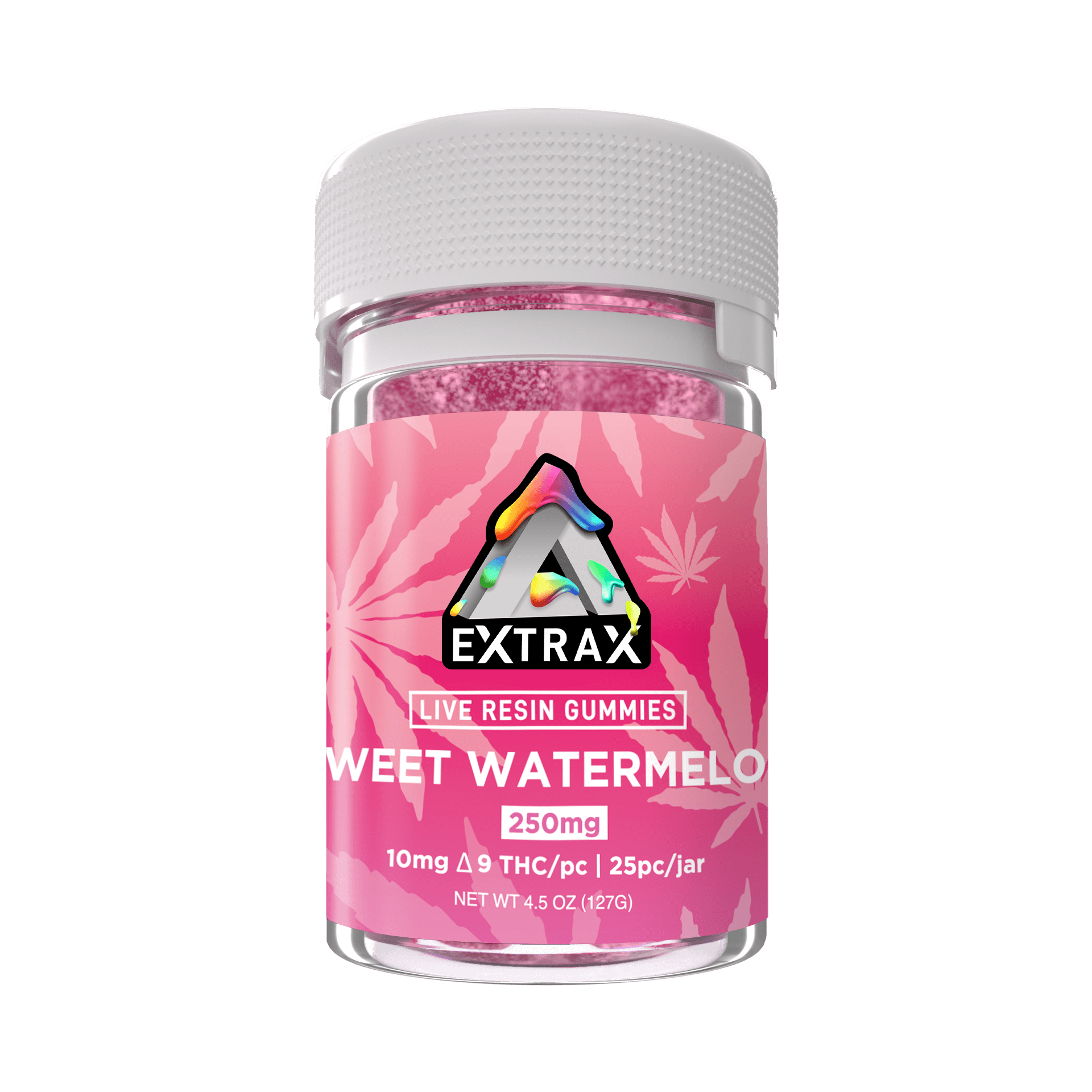 250mg Pure Live Resin Delta 9 Gummies Delta Extrax