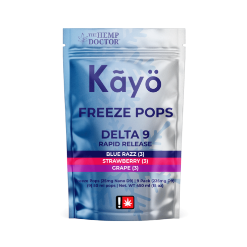 The Hemp Doctor 25MG THC Freeze Pops | Kayo Rapid Release