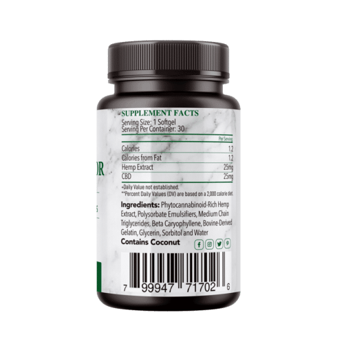 The Hemp Doctor Full Spectrum CBD Softgels