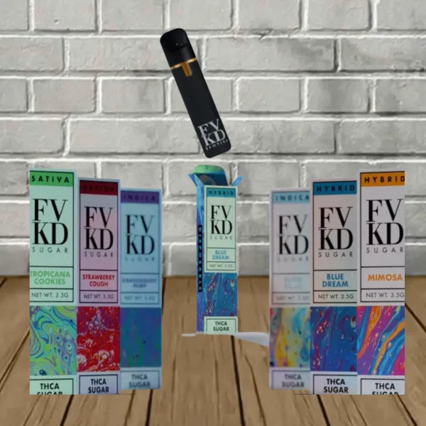 FVKD Exotics THCa Sugar Disposable Vape 3.5g Best Price