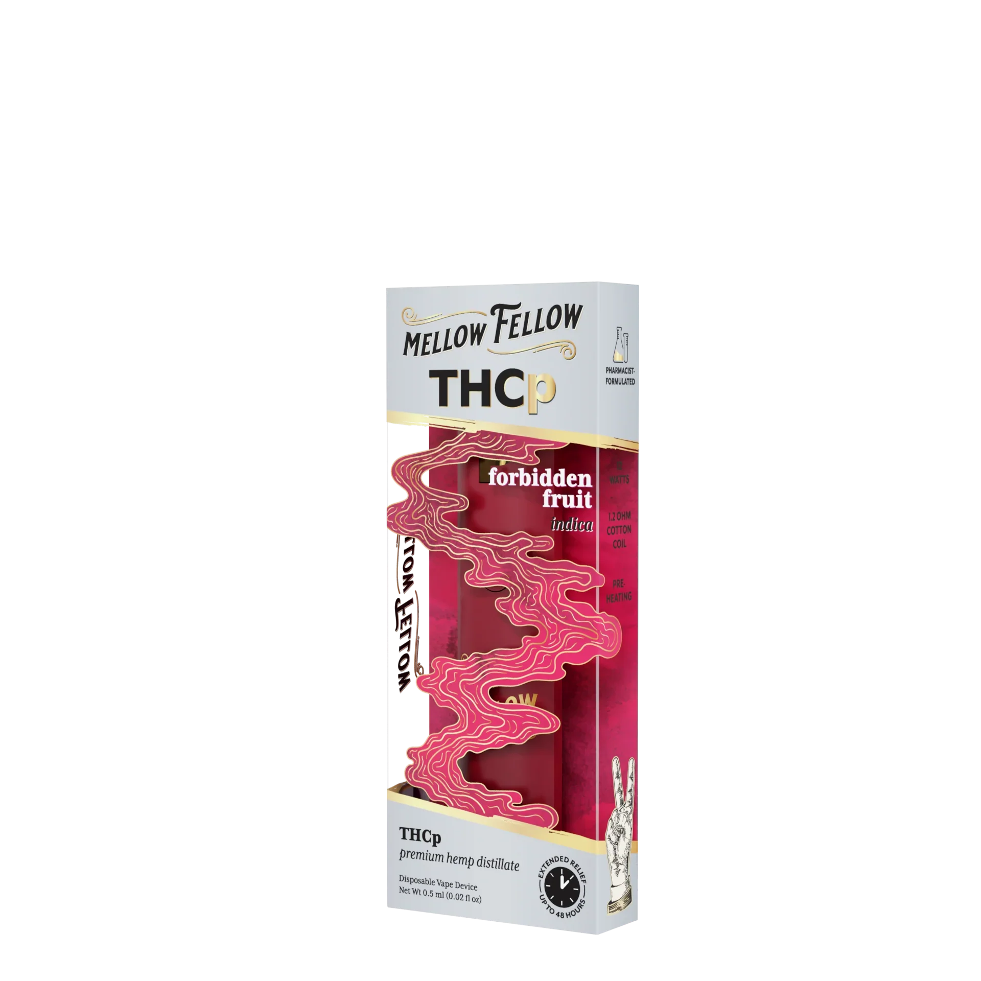 Mellow Fellow THCp 0.5g Disposable Vape - Forbidden Fruit (Indica) Best Price