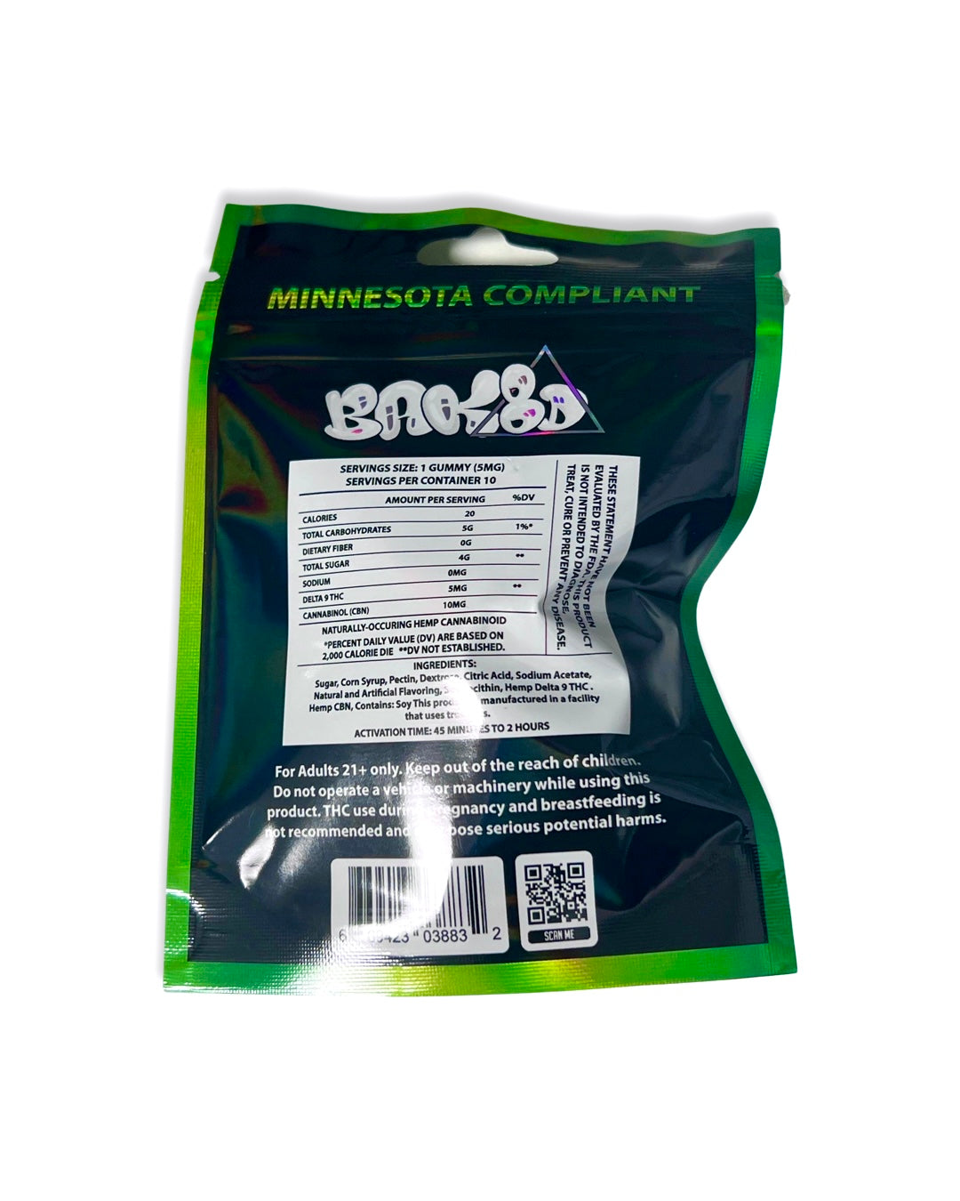 BAK8D Master Blend - Delta 9 - 10 pack - Minnesota Compliant Best Price