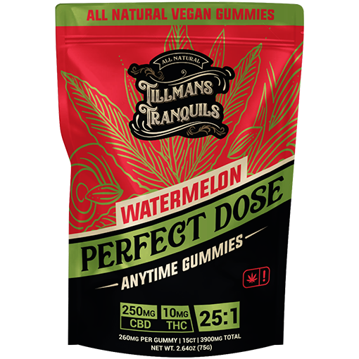 Tillmans Tranquils Watermelon 260mg Gummies â€?25:1 Best Price