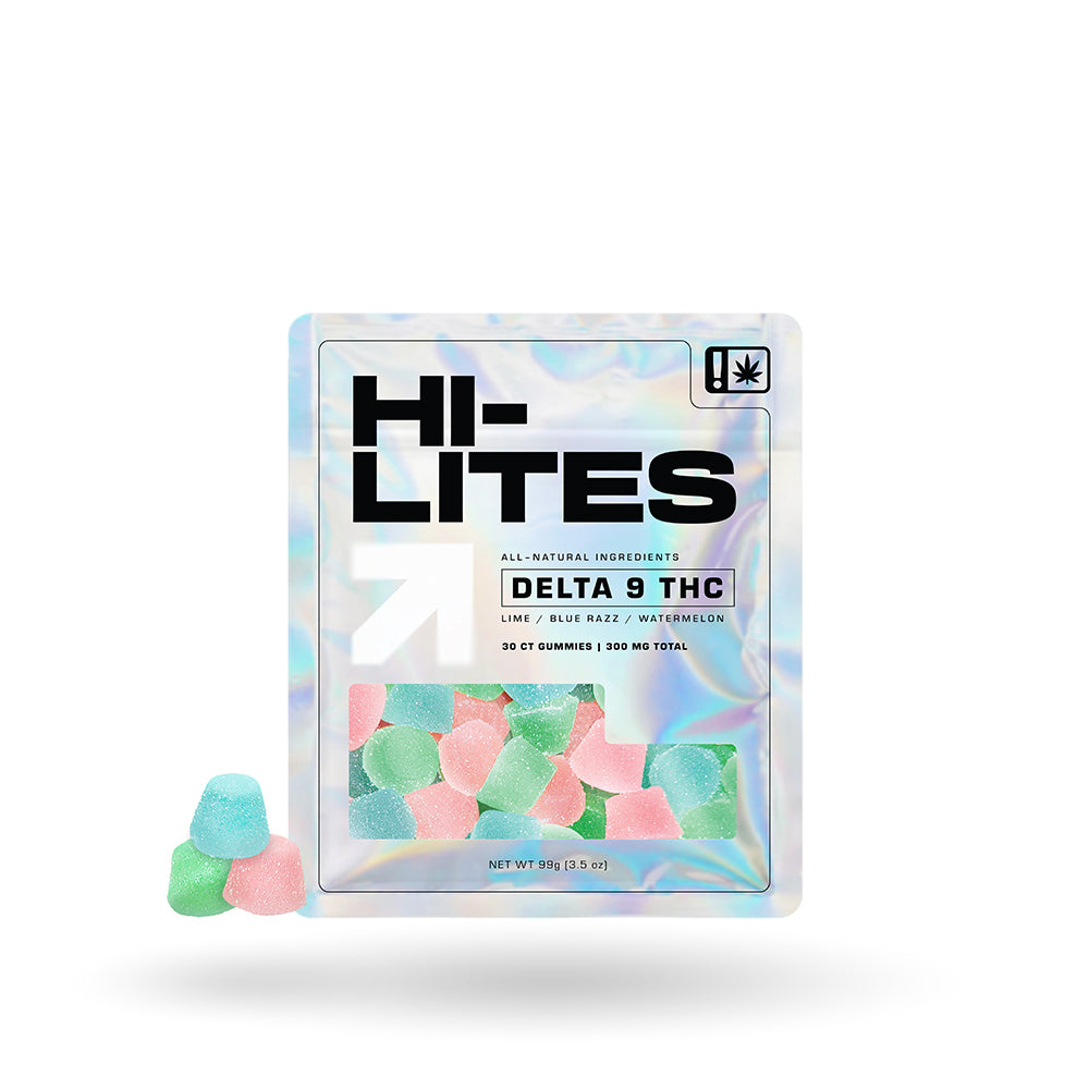 Hi-Lites Delta 9 THC Gummies: Vegan 30ct Best Price