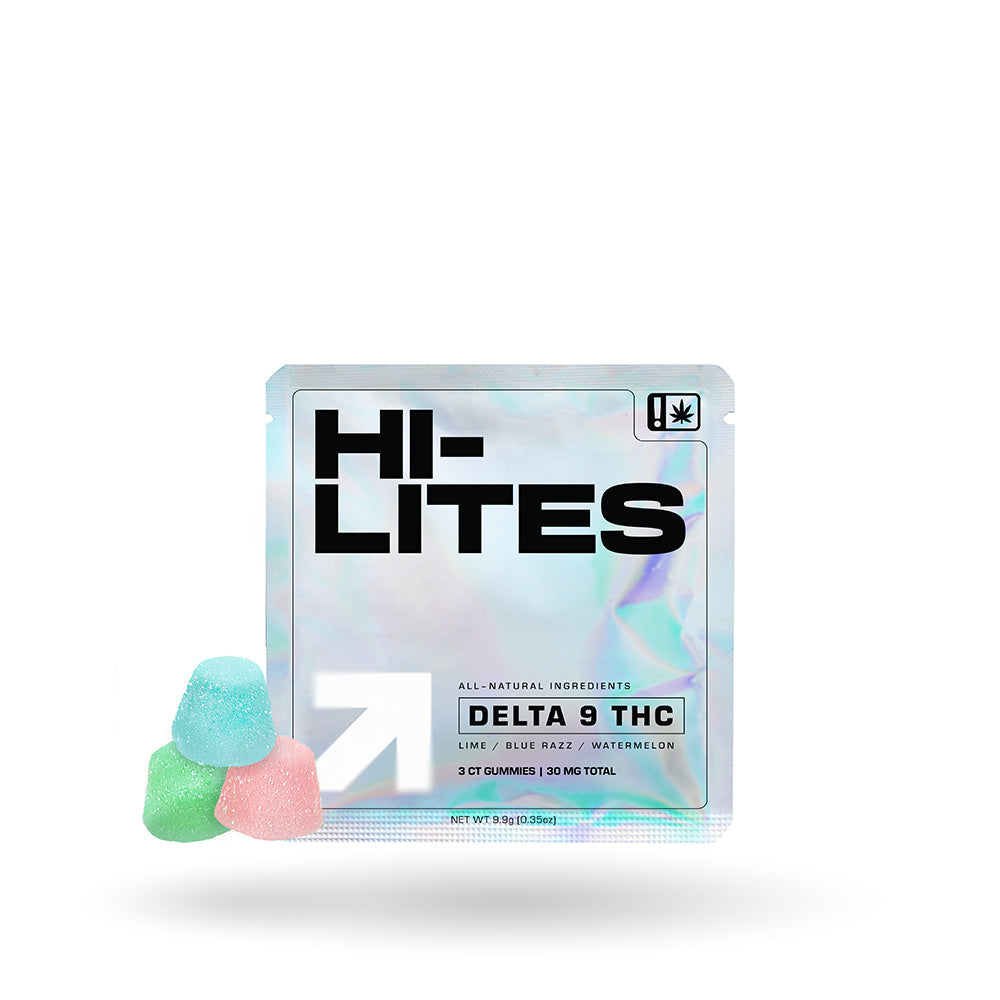 Hi-Lites Delta 9 THC Gummies: Vegan 3ct Best Price