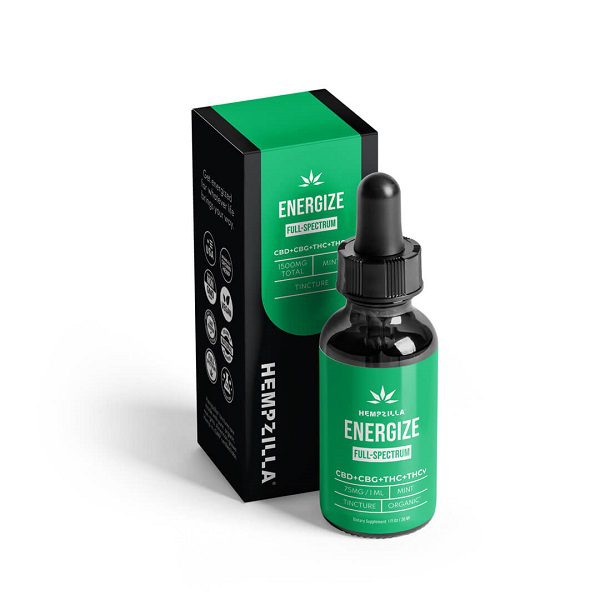 Hempzilla Full-Spectrum Energize CBD Tincture