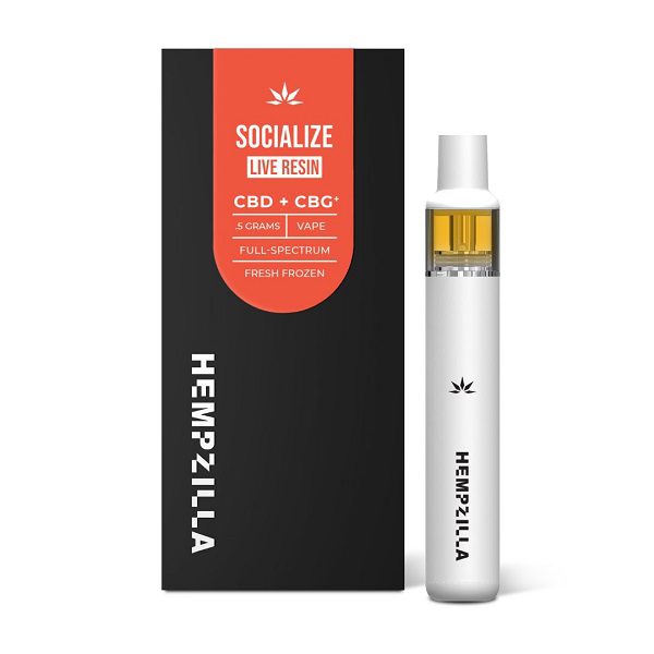 Hempzilla CBD Live Resin 0.5G Vape Pens