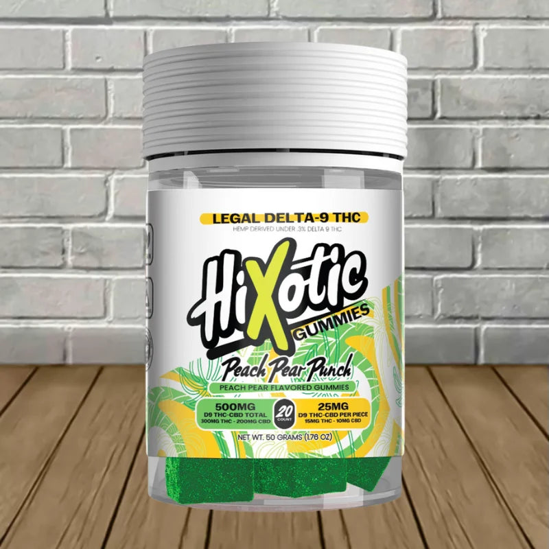 Hixotic Delta 9 THC + CBD Gummies 500mg Best Price