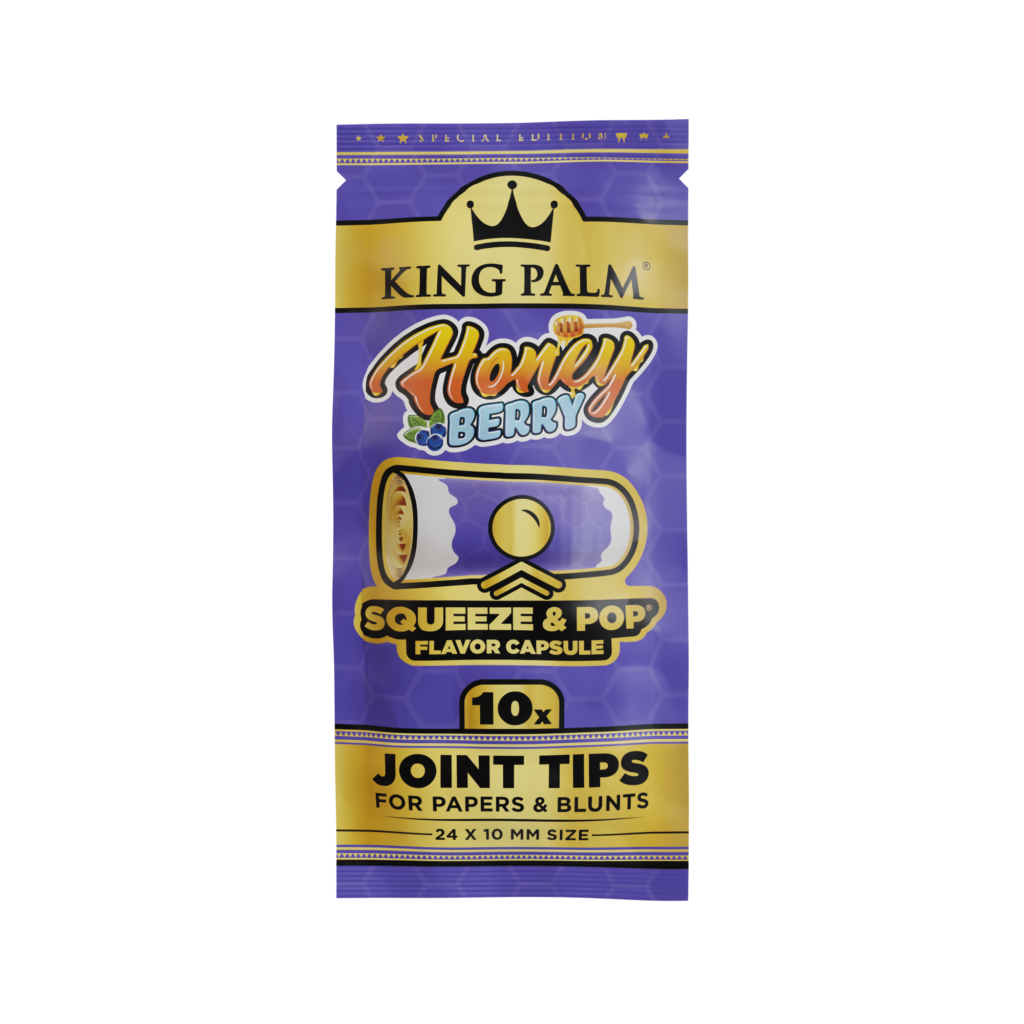 King Palm 10 Joint Flavor Tips – Honey Berry