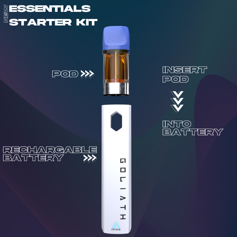 Delta Extrax Essentials by Goliath | Delta-9 + THCP Preheat Device + Pod