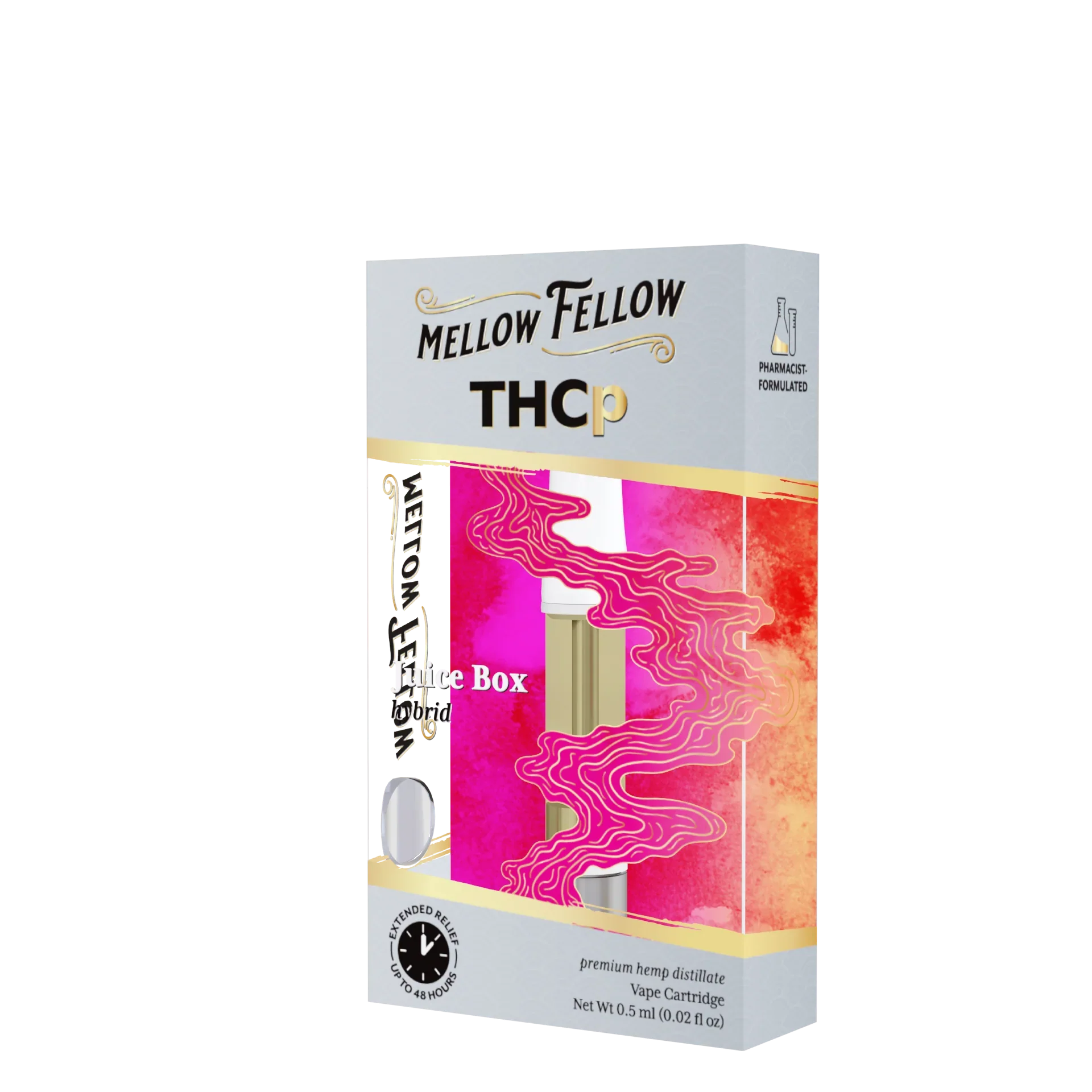 Mellow Fellow THCp 0.5ml Vape Cartridge - Juice Box (hybrid)