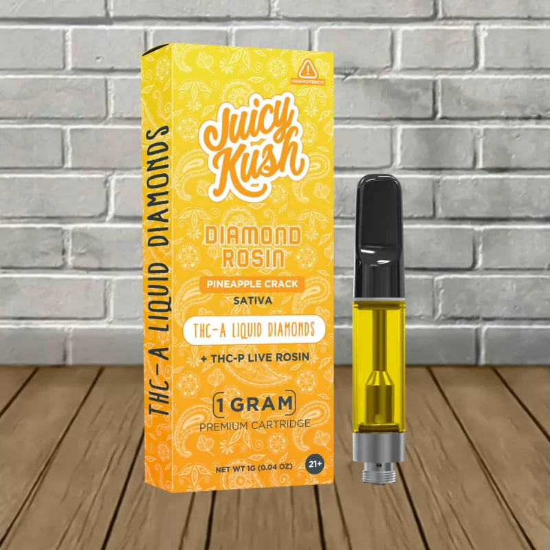 Juicy Kush Diamond Rosin THCa + THCp 1g Vape Cart Best Price