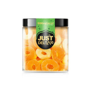 Just Delta - Delta 10 THC Peach Rings Gummies