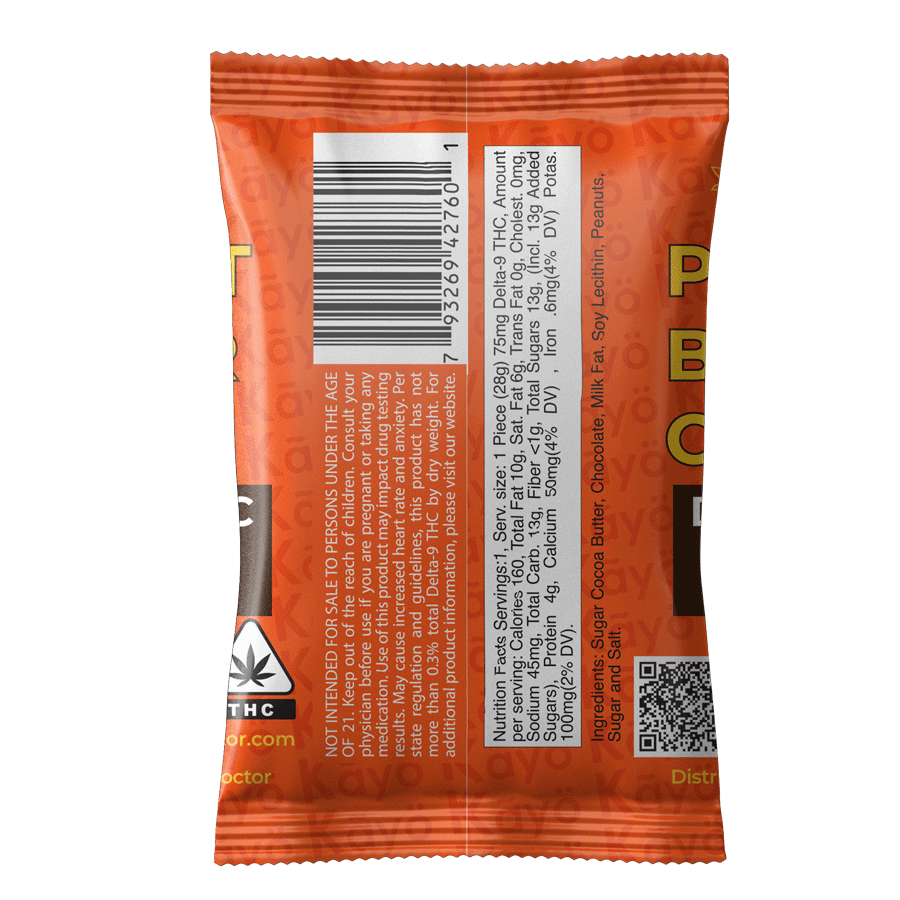 The Hemp Doctor Delta 9 Peanut Butter Cup (75mg)