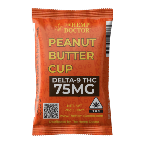 The Hemp Doctor THC Peanut Butter Cup | 75MG D9 THC