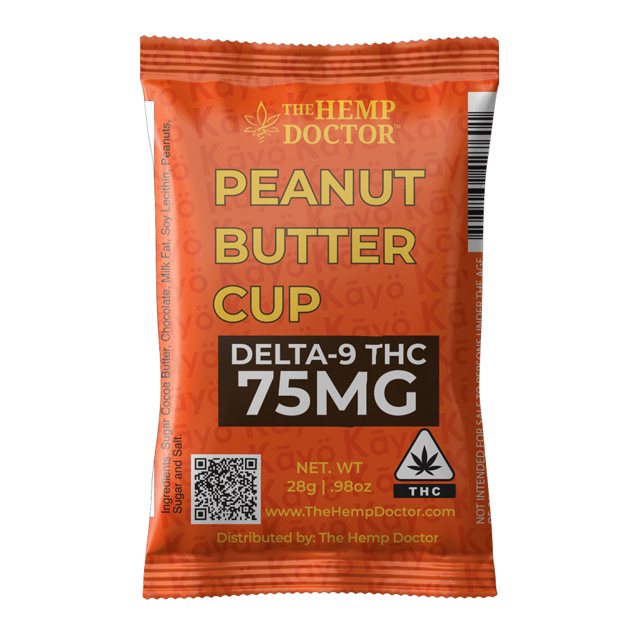 The Hemp Doctor Delta 9 Peanut Butter Cup (75mg)