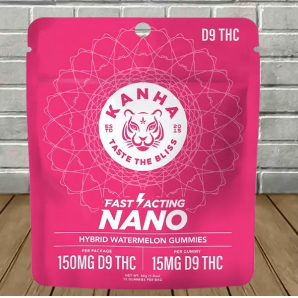 Kanha Nano Infused Delta 9 THC Gummies 150mg