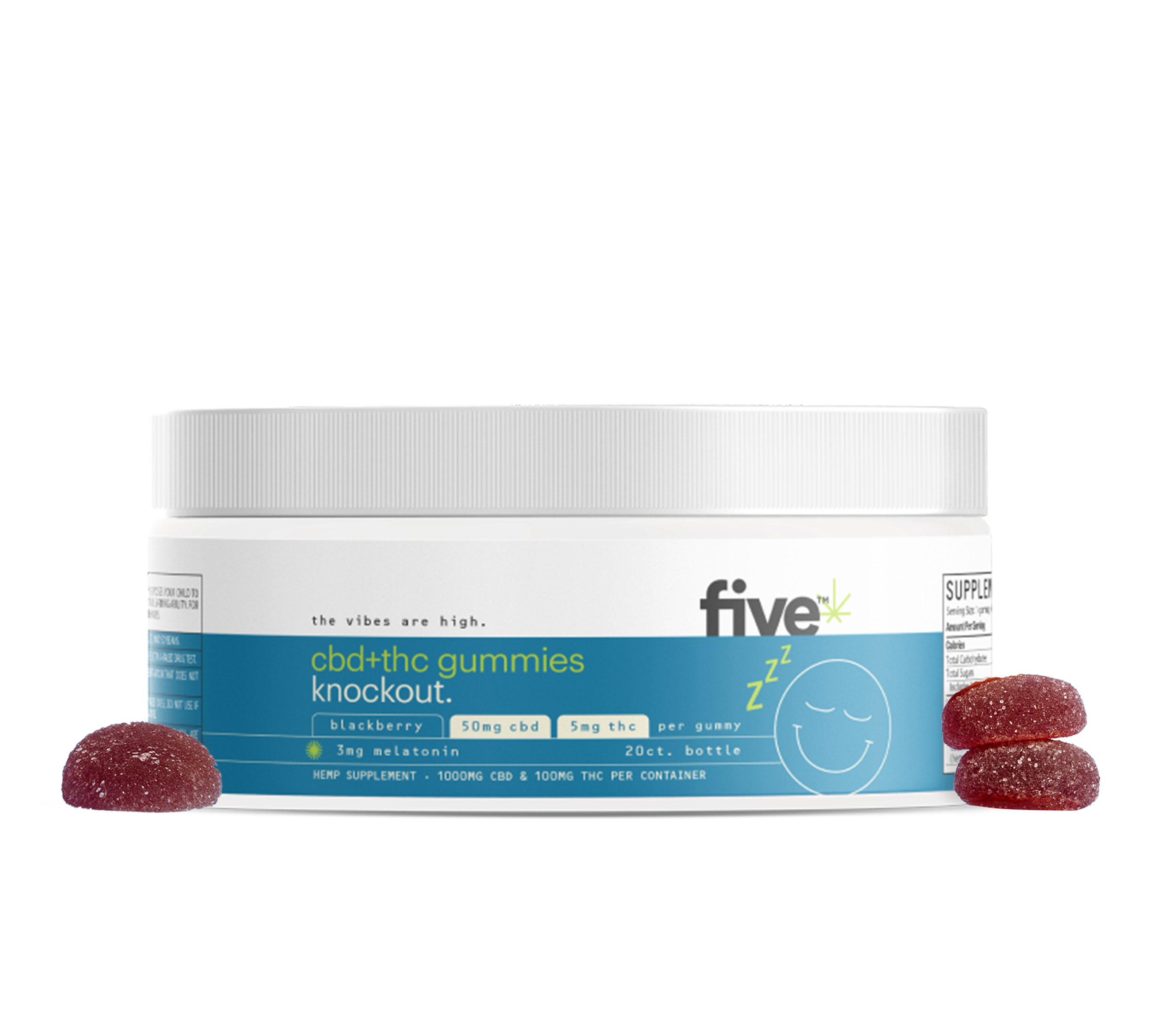 Five CBD Knockout Gummies (Free)