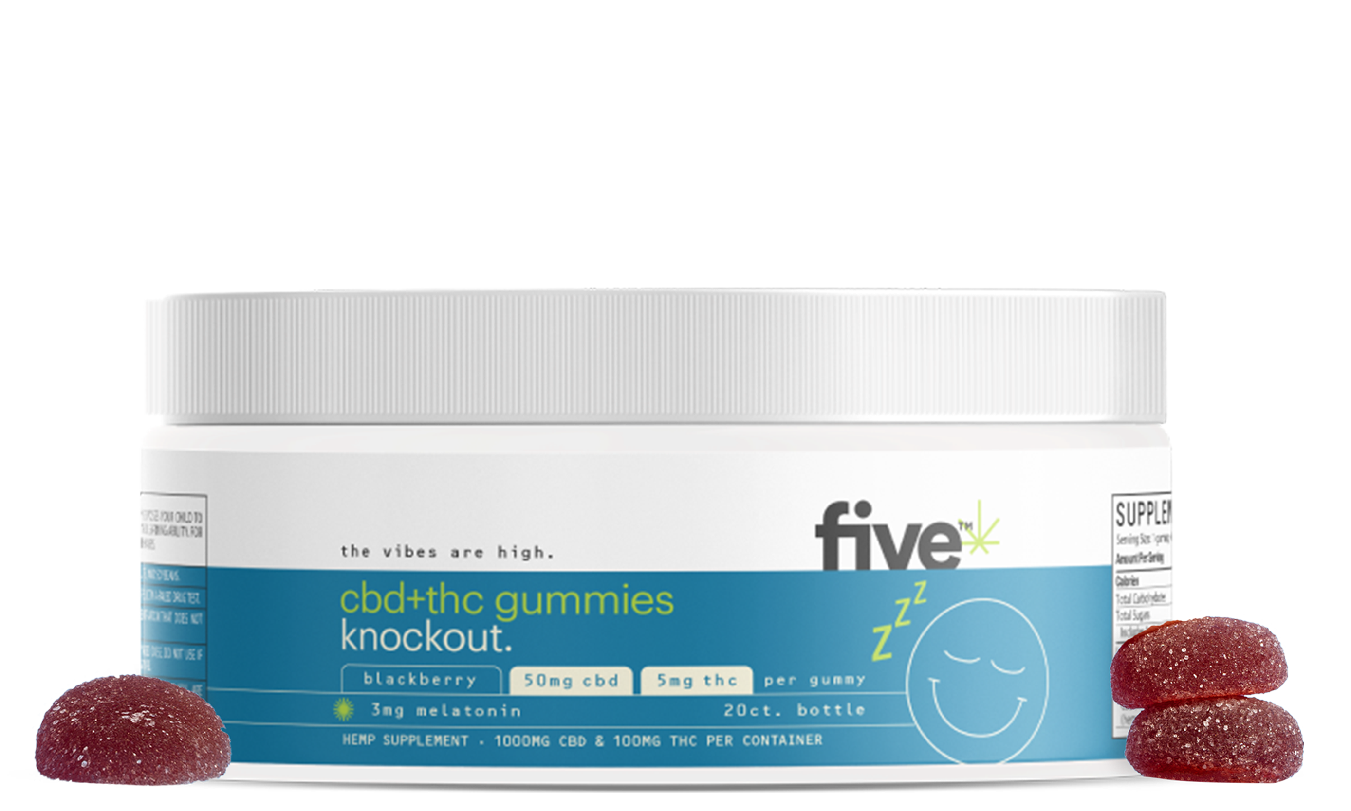 Five CBD Knockout Gummies (Free)