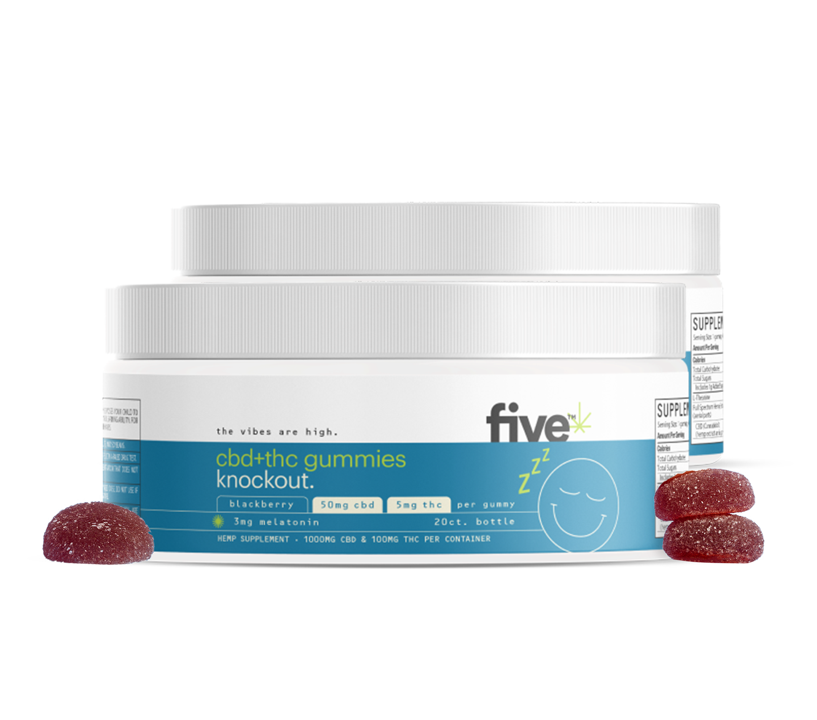 Five CBD Knockout Gummies (Free)