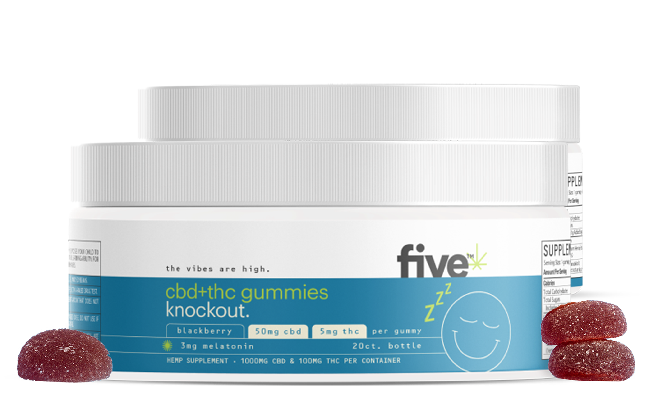 Five CBD Knockout Gummies (Free)