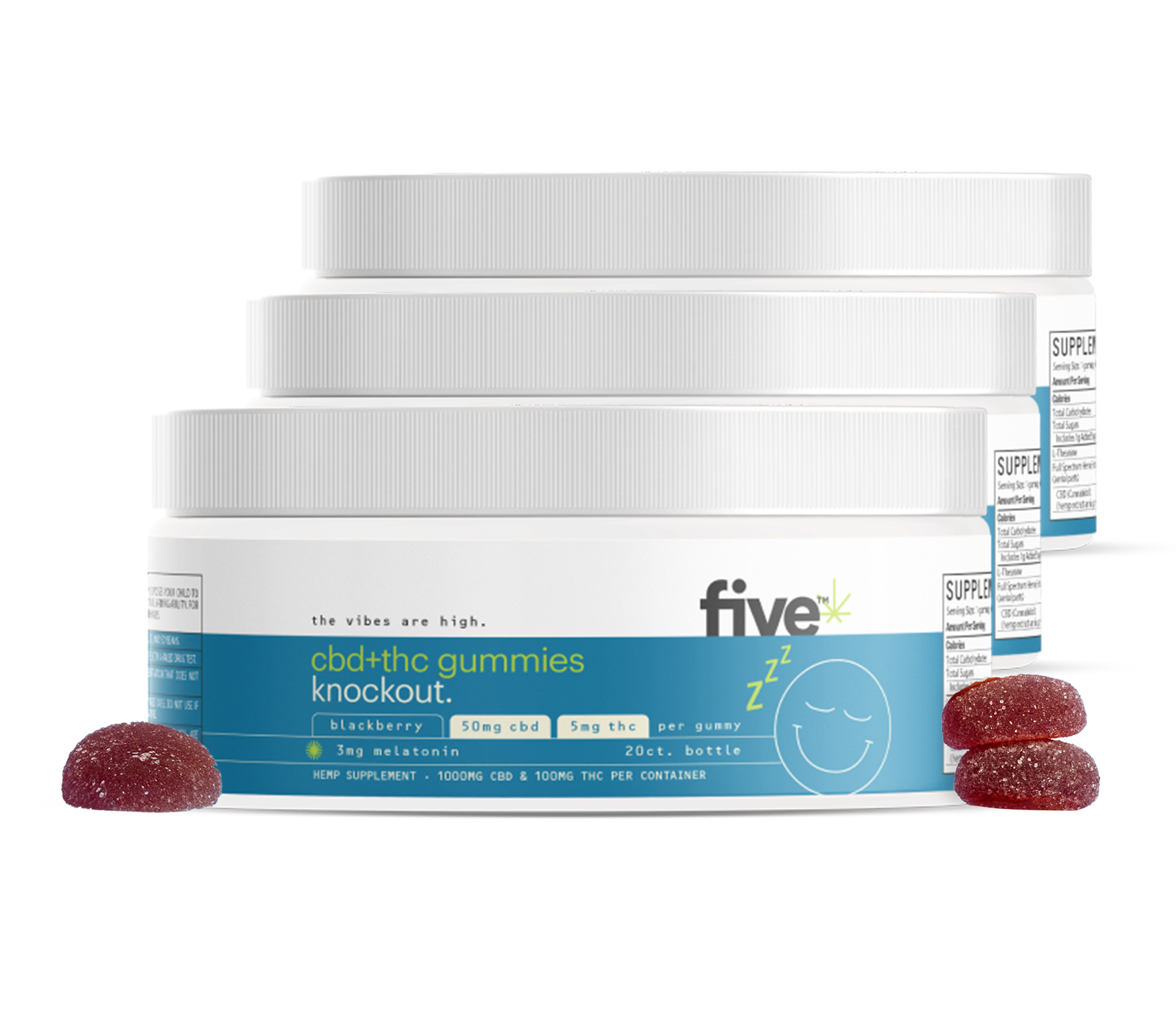 Five CBD Knockout Gummies (Free)