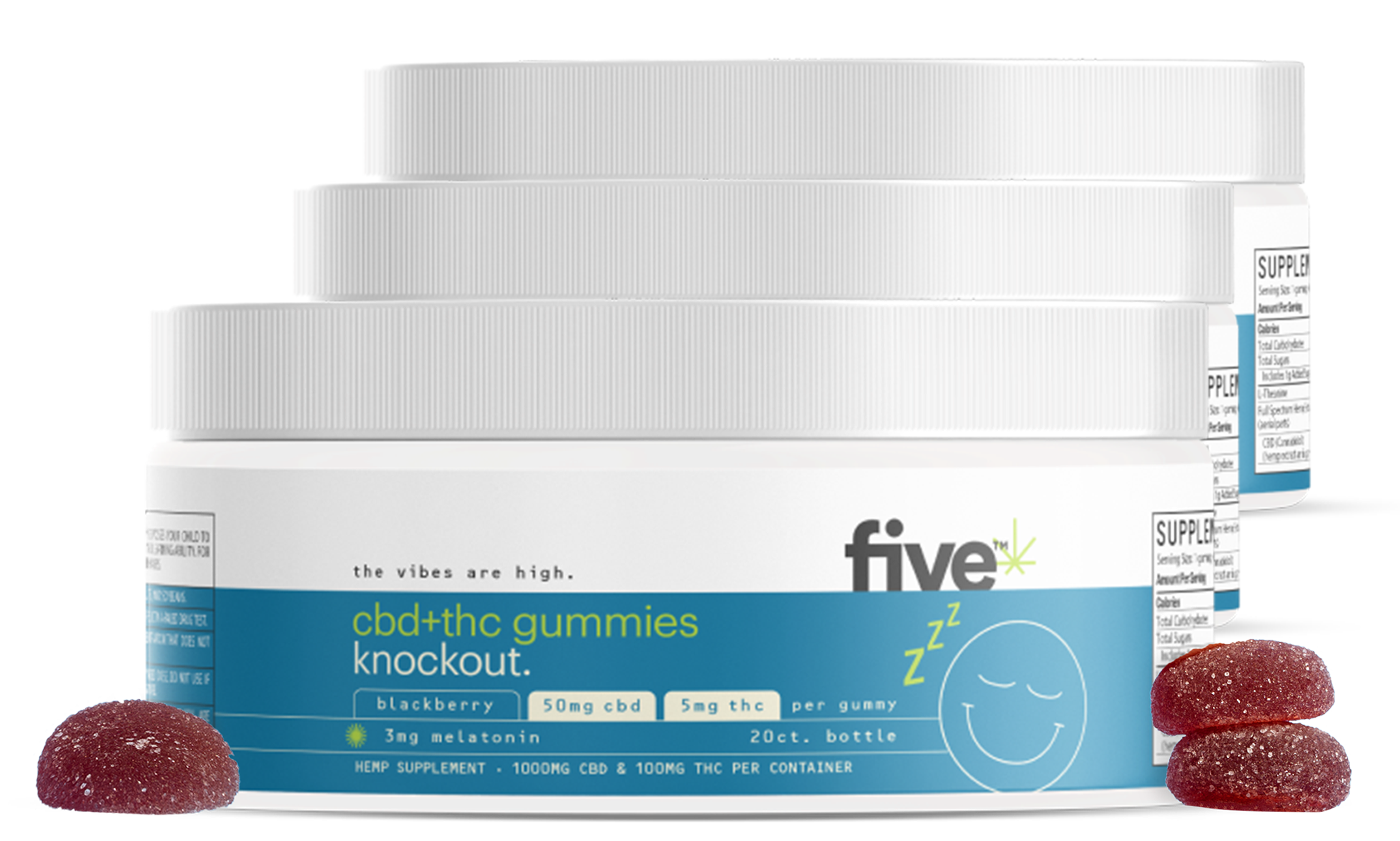 Five CBD Knockout Gummies (Free)