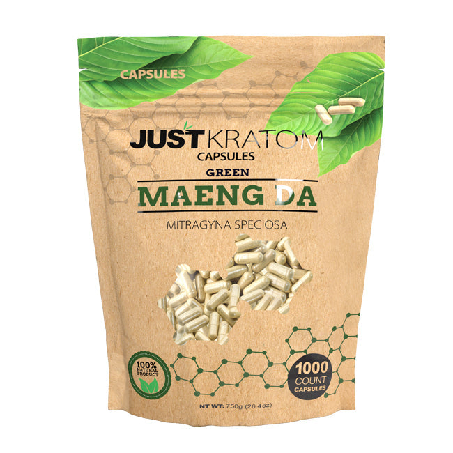 Just Kratom Green Maeng Da Kratom Capsules