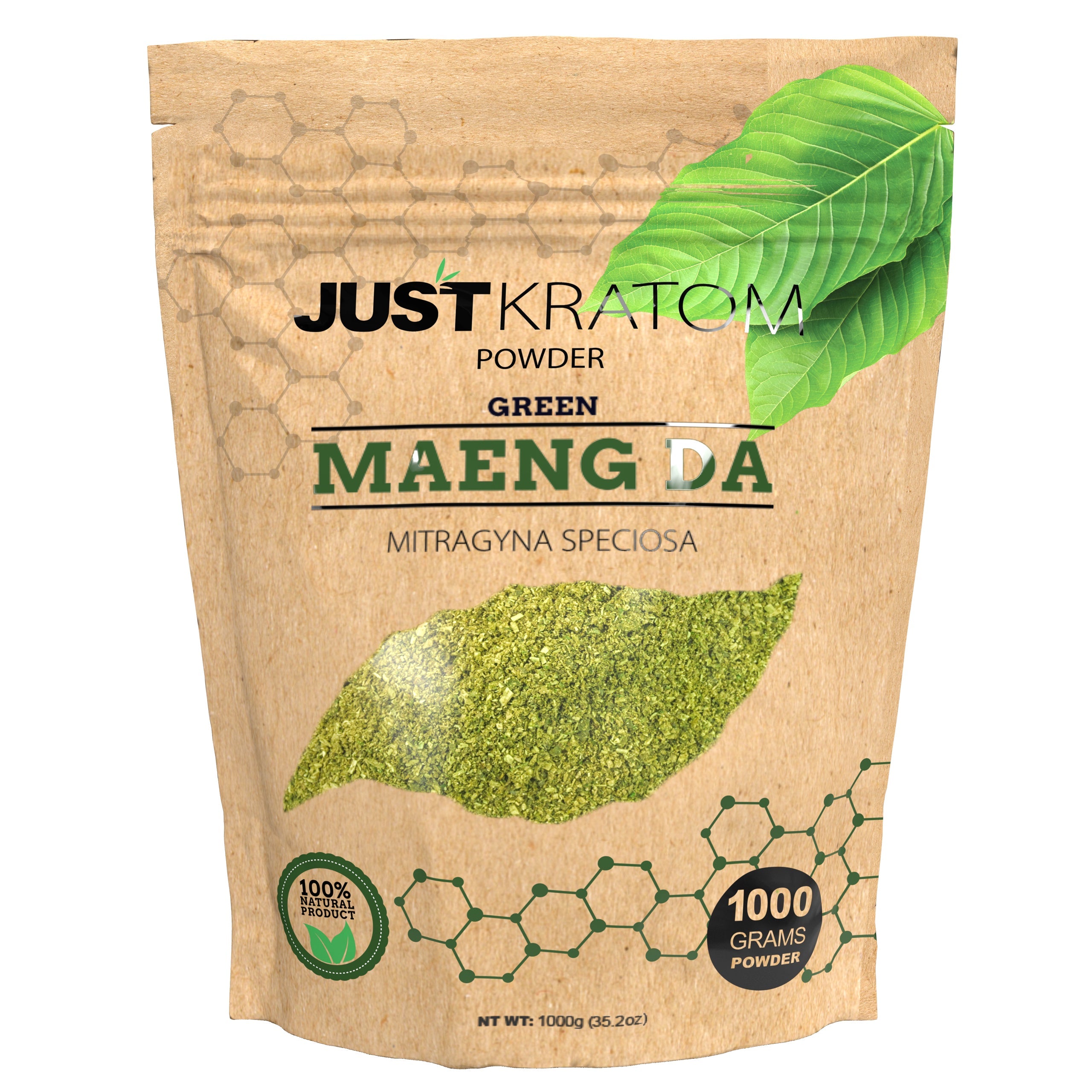 Just Kratom Green Maeng DA Kratom Powder