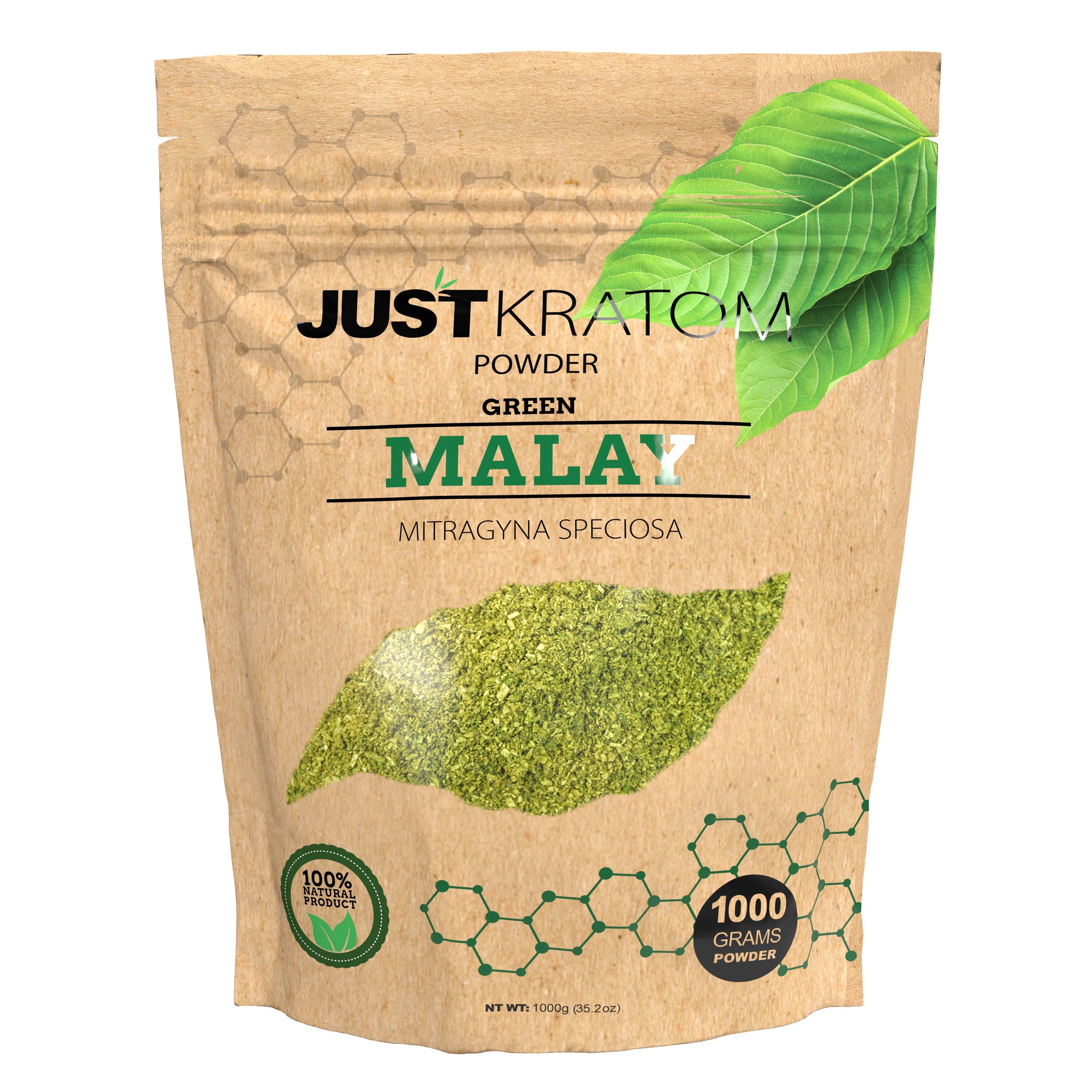 Just Kratom Green Malay Kratom Powder