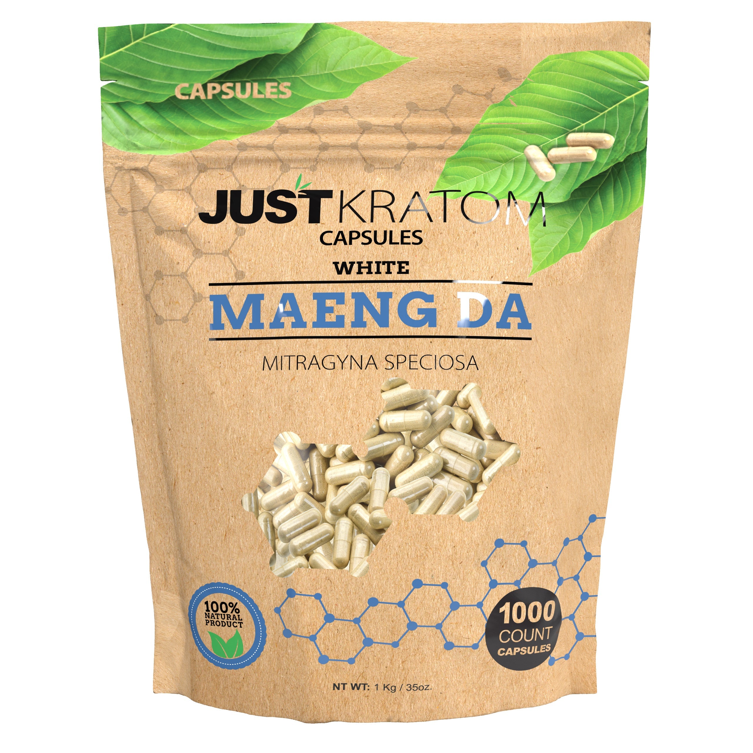 Just Kratom White Maeng Da Kratom Capsules