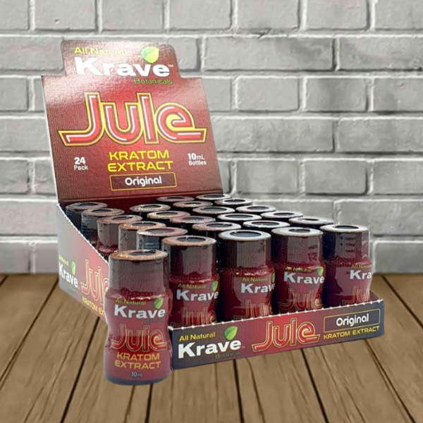 Krave Botanicals Jule Kratom Extract Shot Case 24ct Best Price