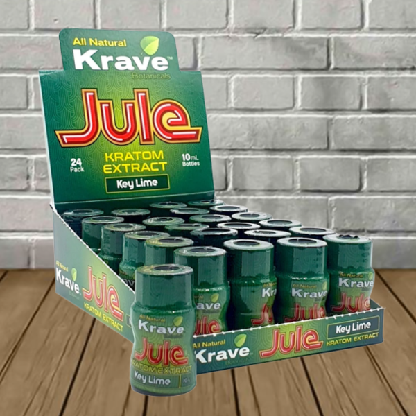 Krave Botanicals Jule Kratom Extract Shot Case 24ct Best Price