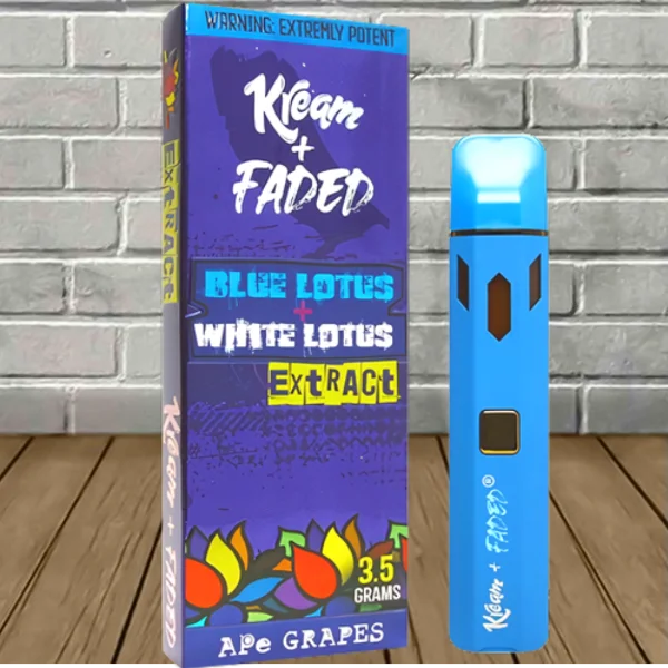 Kream + Faded Blue Lotus + White Lotus Extract Disposable 3.5g Best Price