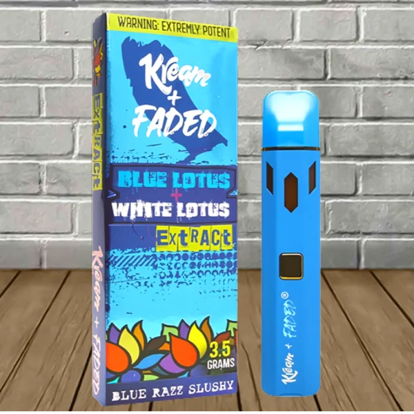 Kream + Faded Blue Lotus + White Lotus Extract Disposable 3.5g Best Price