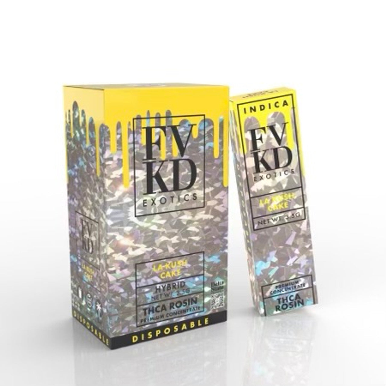 LA Kush Cake FVKD Exotics THC-A Rosin Disposable 3.5G Best Price