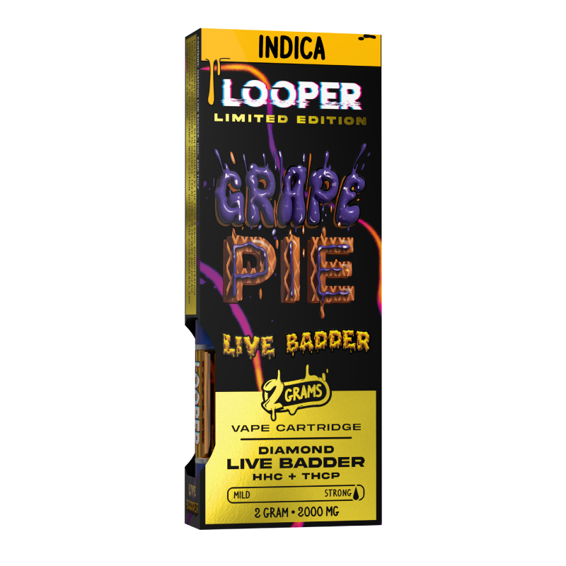 Looper Live Badder 2g Cartridge: Grape Pie